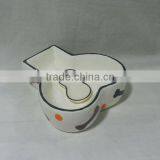 Bone Shape Ceramic Dog Bowl thumbnail-1