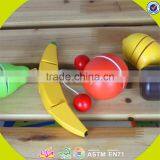 Wholesale Simulation Wooden Fruit Baby Toy DIY Cutting Child Toy Role Play Knife Wooden Fruit DIY Toy W10B122 thumbnail-6