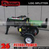 With 18 Months Warranty CE Approved Briggs&Stratton Lifan Petrol Engine Industrial Hydraulic 26t Log Splitter for Sale thumbnail-1