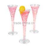 High Quality Unbreakable Clored Champagne Flut , Party Supply Long Stem Chamgne Glass for Holiday Decoration thumbnail-3