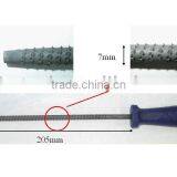 200mm Hardened Carbide Round Wood Rasp Files With Plastic Handle