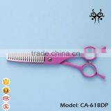 CA-618DP 6inch Opposing Handle Pink Pet Grooming Scissors