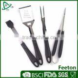 4pcs Barbecue Utensil With Silicone Brush thumbnail-1
