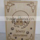 Christmas Laser Wooden Engraving Book LED Box Gift thumbnail-3