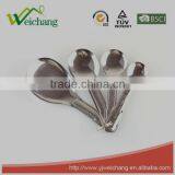 WCTS057 Stainless Steel Mirro Finishing Measuring Spoon ,Set of 4 thumbnail-2