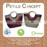 Jute Beach Bag - Hand Made - Exotic Design thumbnail-1