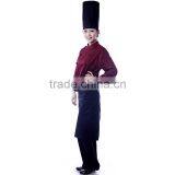 OEM Stander Collar White / Black Unisex Classic Chef Coat thumbnail-2