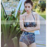 Three Pieces Bikini Sets Bohemia School Girls Beach Wear thumbnail-3