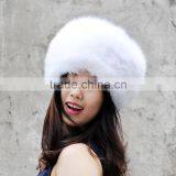 CX-C-169D Winter Good Quality Hot Selling Genuine Fox Fur Cap thumbnail-3