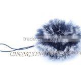 CX-A-54F Rabbit Fur Mobile Phone Strap Promotional Fur Keychain thumbnail-5