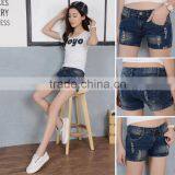2016 Latest Design Solid Color Women Hot Denim Shorts thumbnail-1