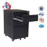 Multi-functional Movable Mobile Pedestal 3 Drawer Metal File Cabinets thumbnail-2
