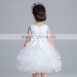 2017 Latest Children Dress Designs White Puffy Children Girl Latin Dance Dress thumbnail-3