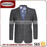 2017 Made In China Vintage Trendy Checked Suit Jacket Blazer Men Suit thumbnail-1