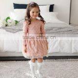 New Stylish Child Girls Clothes Buttons Princess Dress With Belt Casual Dresses for Girls 10 Years SV010782 thumbnail-2
