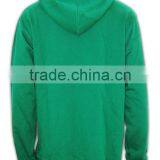 BSCI 2016 Design Sublimation Screenprint Embroidery Zipper Hoody Olive Green Hoodie thumbnail-4