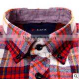 2015 Custom Plaid Flannel Casual Shirt For Men thumbnail-2