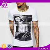 Guangzhou Shandao New Arrival Men 180g 95% Cotton 5% Spandex Summer Short Sleeve T Shirt Tattoo thumbnail-1
