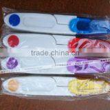 Pink Scissors Plastic Sewing Scissors Portable Cross Stitch Forfex Scissors With Cap Cutting Tools thumbnail-4