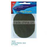 D&D Custom Embossed Black Leather Patches Jeans Patches