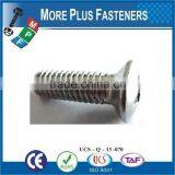 Made in Taiwan Stainless Steel Slotted or Phillips Oval Countersunk Head Machine Screw thumbnail-5
