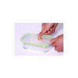 700ml Airtight Pyrex Glass Containers With Lids For Fruit Storage Rectangular thumbnail-1