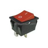 black actuator paddle switch,30A current paddle switch,red actuator rocker switch
