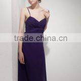 2017 Factory Direct Real Photo A-line Bridesmaid Dresses Straps Knee-length Chiffon Evening Dress Short Party Dress AS260 thumbnail-4