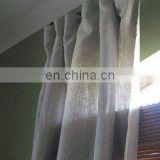high quality pure linen curtain in natural color,breathable,washable