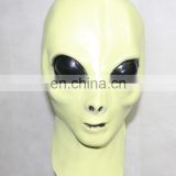 3D Fancy Dress Theater Prop Excellent Latex Glow Alien Mask for Halloween