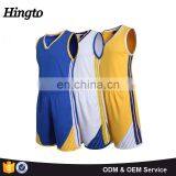 Yellow Color Men Sleeves Basketball Uniform Jersey Logo Design thumbnail-1