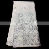 White Top Selling Latest African Fabrics George Lace/Fancy African Silk George Lace for dress H15112740