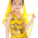 BestDance children belly dance veil cheap bellydance head veil chiffon veil for girls OEM