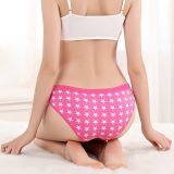 Yun Meng Ni Sexy Underwear Five Star Printed Girls Briefs Breathable Cotton Women's Panties thumbnail-2