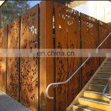 Weathering Corten Steel Laser Cutting Panel for Fence & Screen thumbnail-4