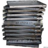 Customized sheet metal price,zinc coated steel plates.