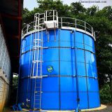 GFS drinking water storage tank with Aluminum deck roof in Latin America