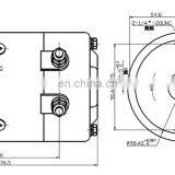 Hydraulic Power Unit Brush DC Motor 72V 2000watt thumbnail-6