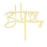 Wholesale Wedding Decoration Happy Birthday Cake Topper Acrylic Wedding Cake Topper thumbnail-2