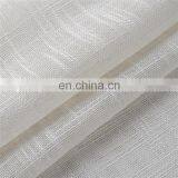 White Sheer Curtain Linen Look Sheer Curtain Fabric Curtains for the Living Room thumbnail-5