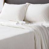 Luxury High Quality Super Soft Fluffy White Microfiber Fitted Hotel Comfort Bed Sheet thumbnail-2