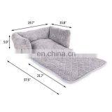 Plush Dog Bed Rectangle Warm Pet Bed, Creative Pattern Design thumbnail-3