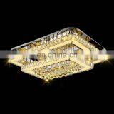 Luxury Rectangular Crystal Ceiling Lamps Living Room Bedroom Restaurant Ceiling Lamps thumbnail-3