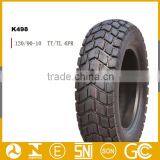 Dual Usage Tire Scooter Tire and Motorcycle Tyre 130/90-10 thumbnail-1