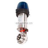 Sanitary Butterfly Valve Pneumatic Actuator With Intelligent Control Head thumbnail-2