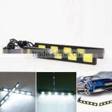 Super White 6000k Waterproof COB Led Car DRL Light