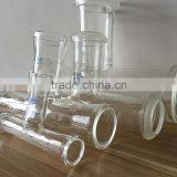 borosilicate glass 3.3 pyrex glass tube glass tee tube connector