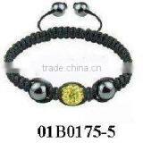 Whale Shamballa Bracelet With 1PC Clay Crystal Ball thumbnail-1