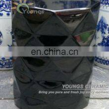 High Temperature Burning Blue Glazed Chinese Ceramic Garden Stool Seat thumbnail-4