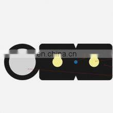 High Factory G675A 1 2 4 6 8 Core FTTH Drop Cable Indoor Fiber Optic Cable 2 Core Ftth With Messenger Wire in Telecommunication thumbnail-3